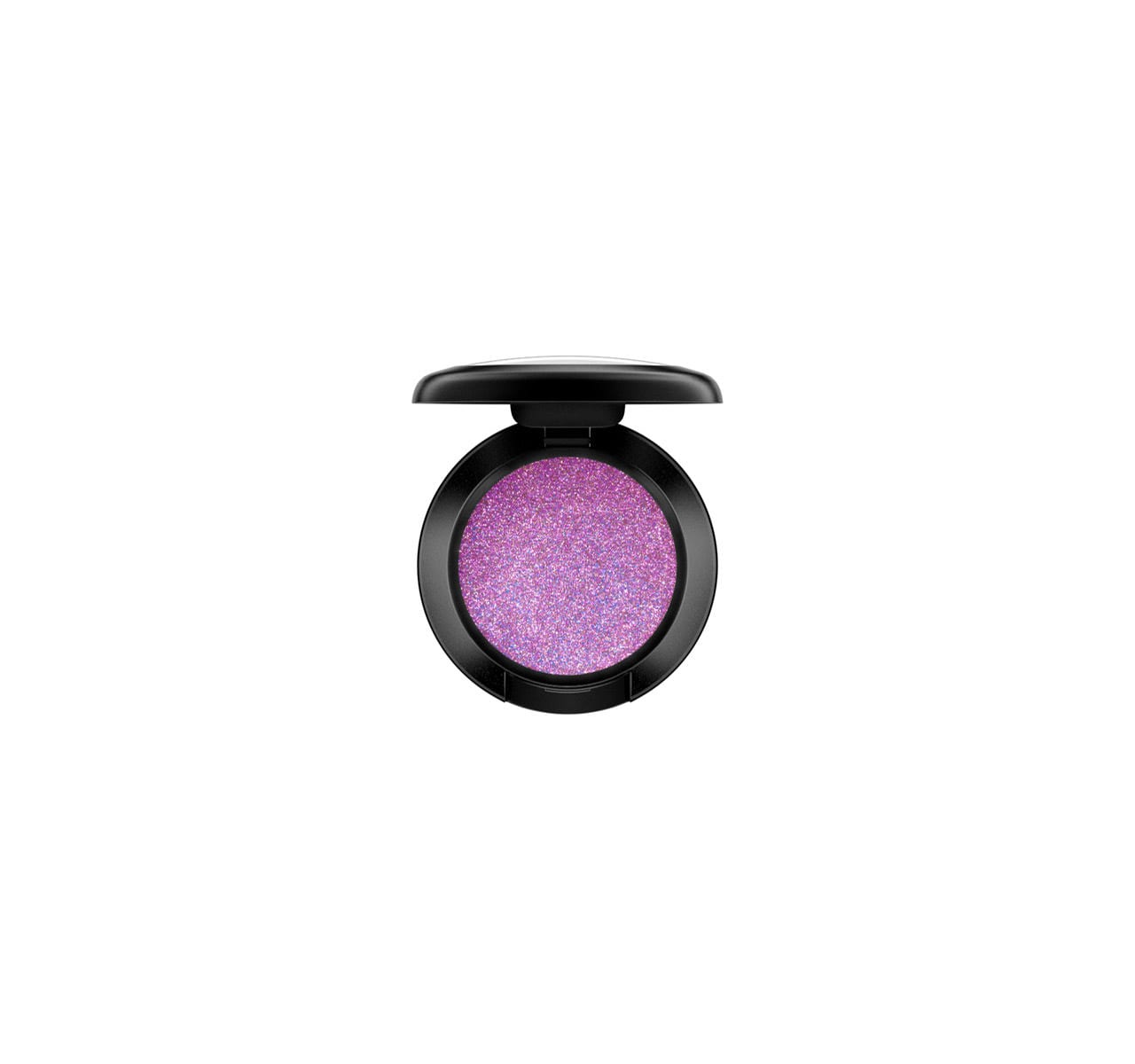 MAC Dazzleshadow στην απόχρωση  Can't Stop, Don't Stop. Deep plum purple with sparkles.